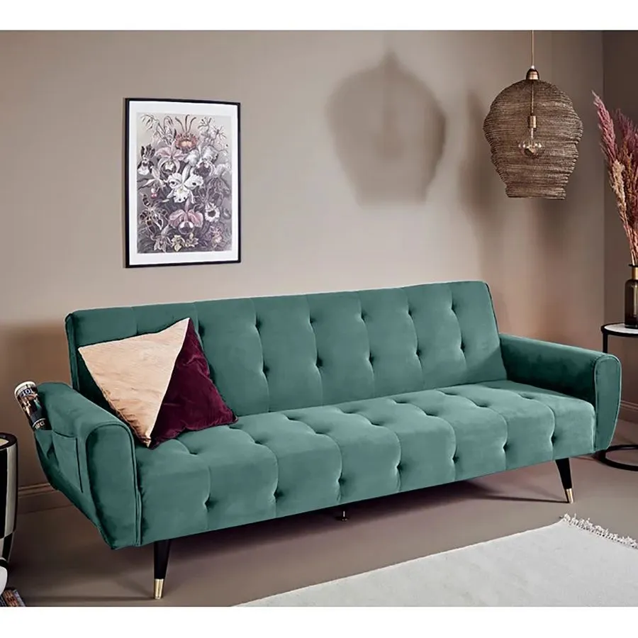 Montella 2 In 1 Sofabed Velvet Upholstered