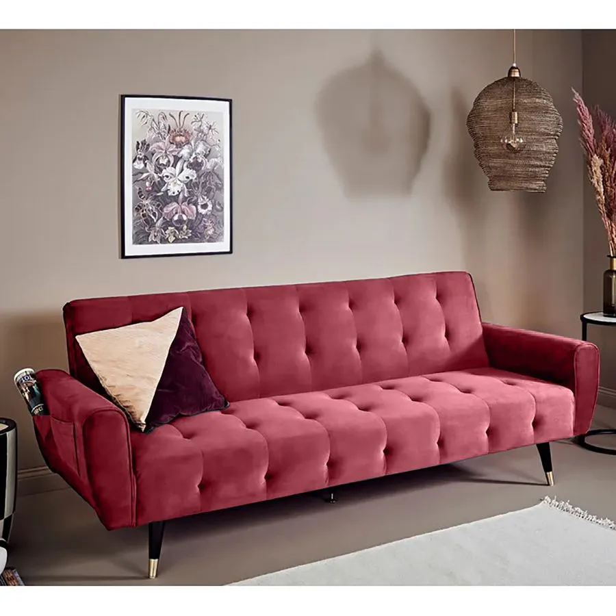 Montella 2 In 1 Sofabed Velvet Upholstered