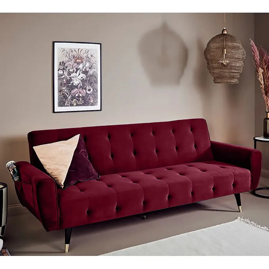 Montella 2 In 1 Sofabed Velvet Upholstered