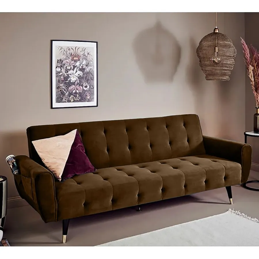 Montella 2 In 1 Sofabed Velvet Upholstered