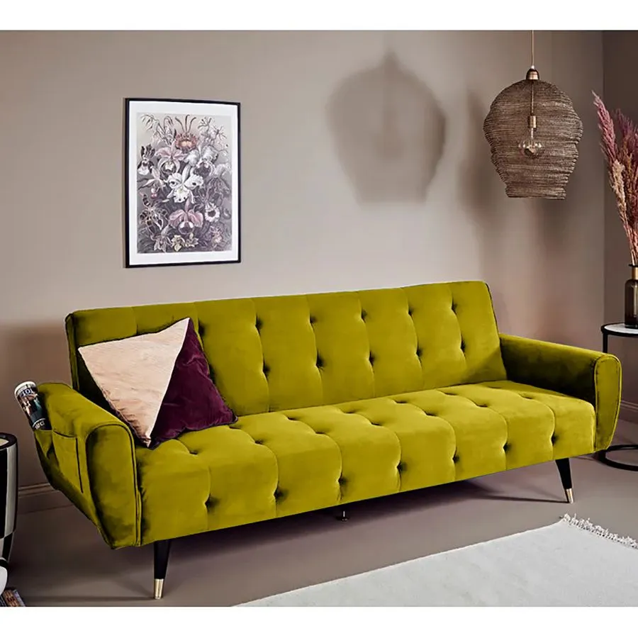 Montella 2 In 1 Sofabed Velvet Upholstered