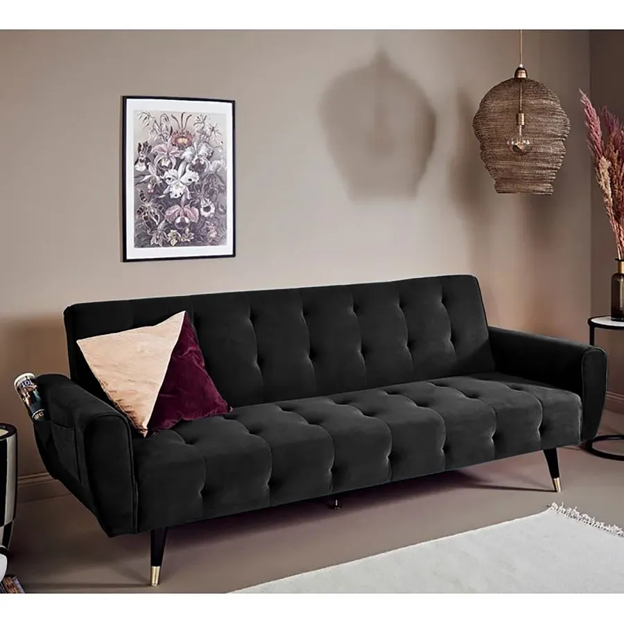 Montella 2 In 1 Sofabed Velvet Upholstered