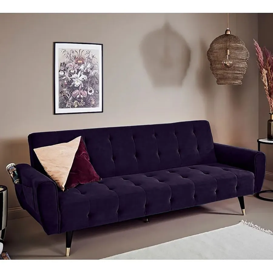 Montella 2 In 1 Sofabed Velvet Upholstered