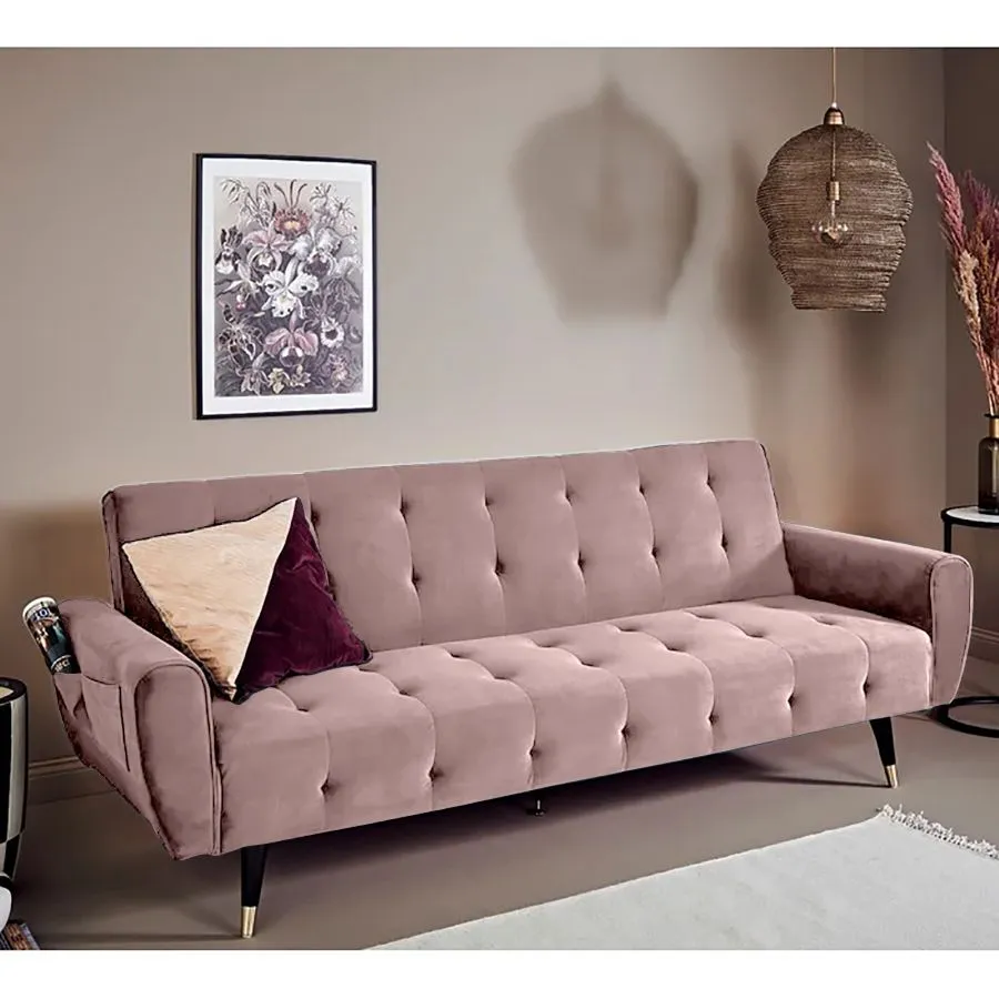 Montella 2 In 1 Sofabed Velvet Upholstered