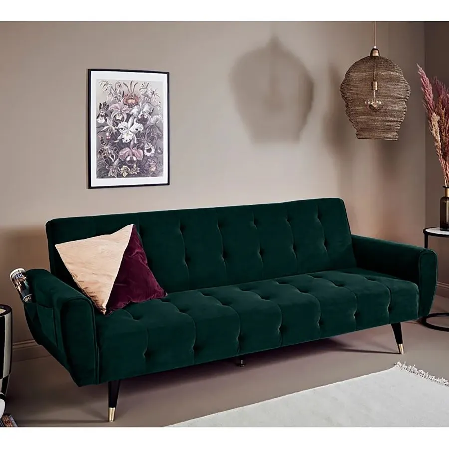 Montella 2 In 1 Sofabed Velvet Upholstered