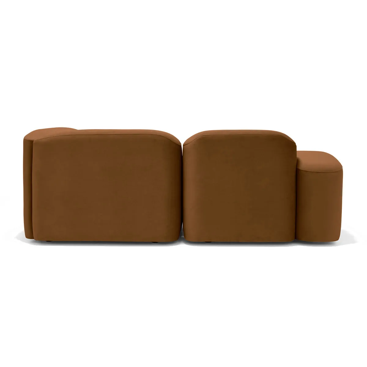 Muse 4 Piece Modular Sofa (Malibu Cognac)