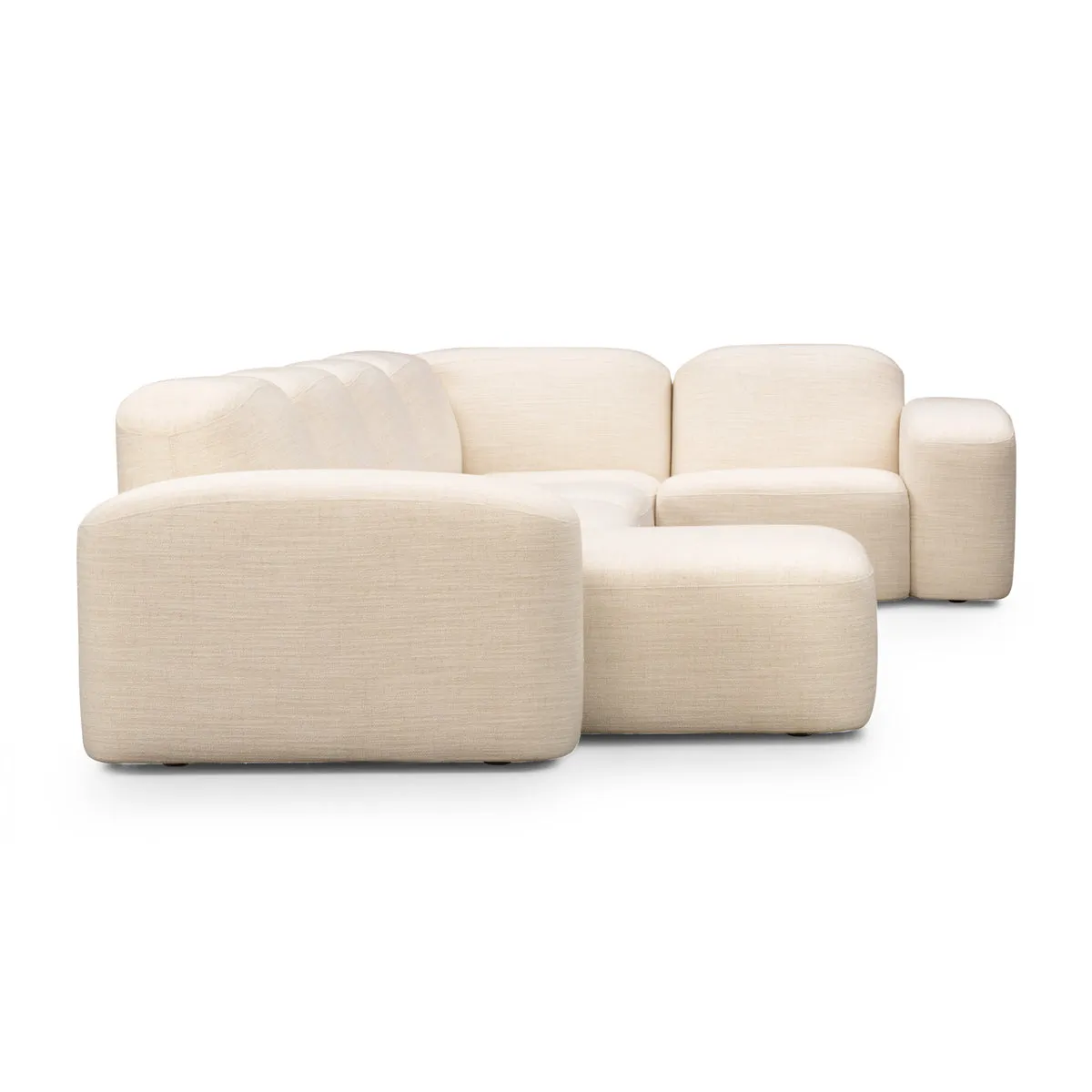 Muse 5 Piece LAF Modular Chaise Sofa (Hyams Sable)