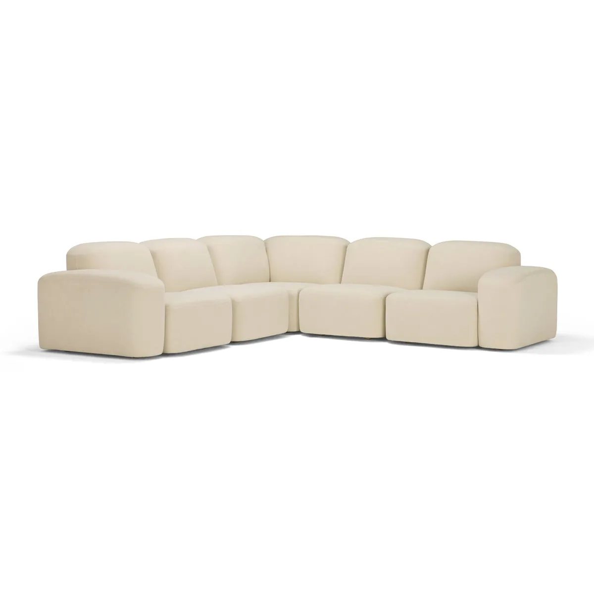 Muse 5 Piece Modular Sofa (Cabarita Natural)