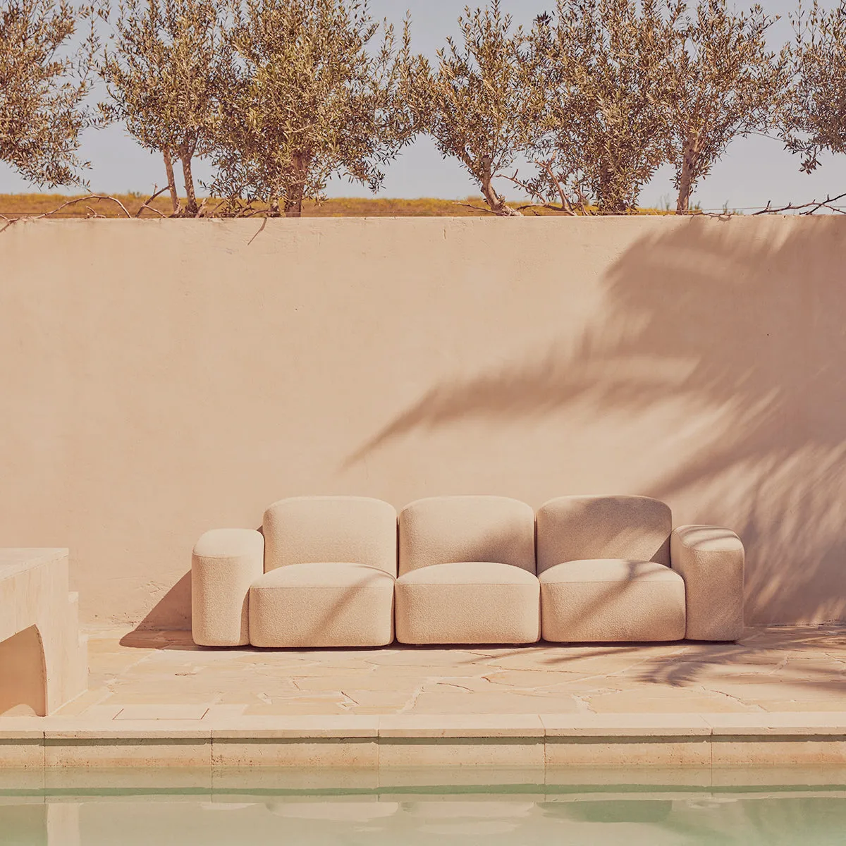 Muse Outdoor Modular 3 Seat Sofa (Collaroy Static)