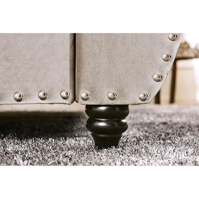 Noella Queen Bed, Gray