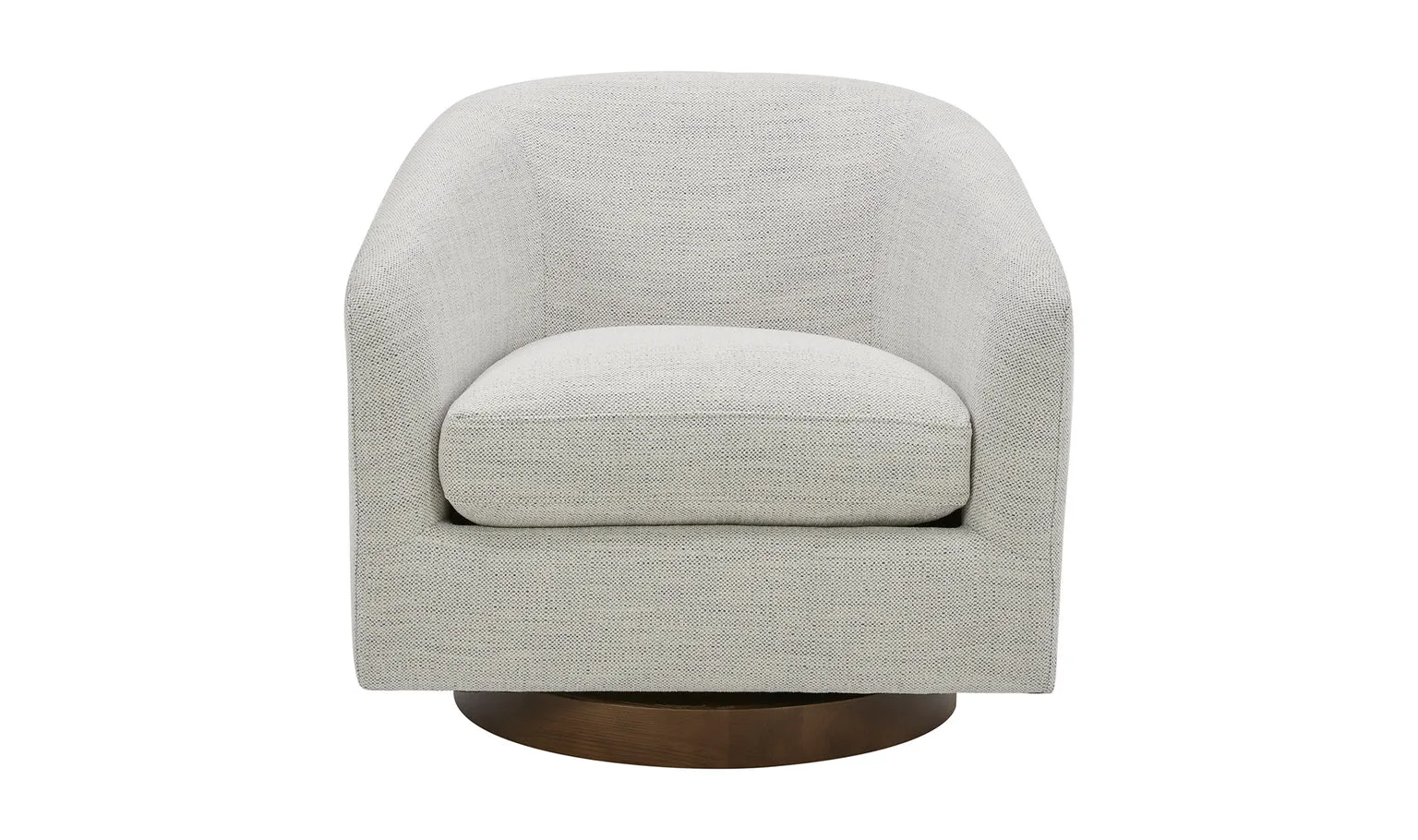 Oscy Swivel Chair Splashed White