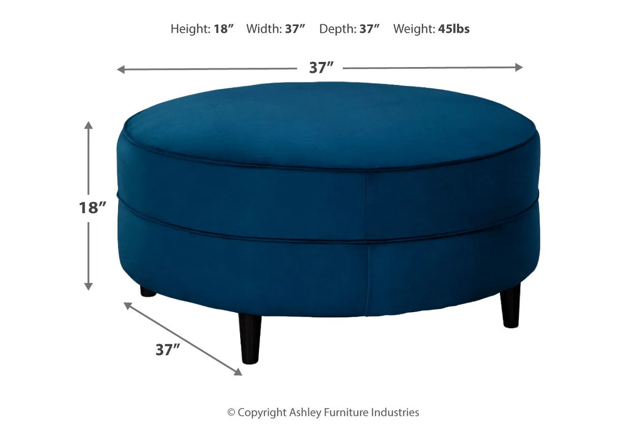 Oversized accent ottoman