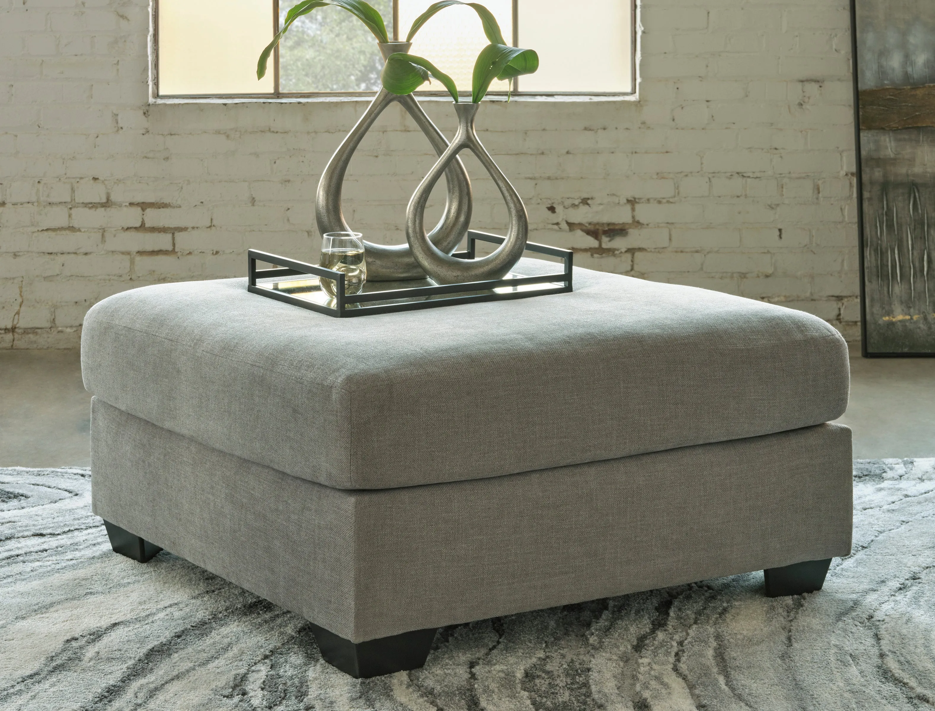 Oversized Accent Ottoman