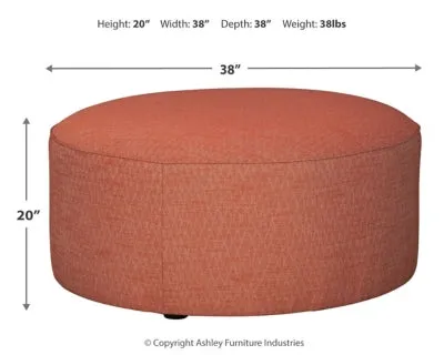 OVERSIZED ACCENT OTTOMAN
