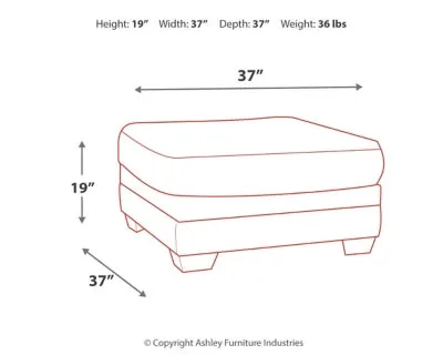 Oversized Accent Ottoman