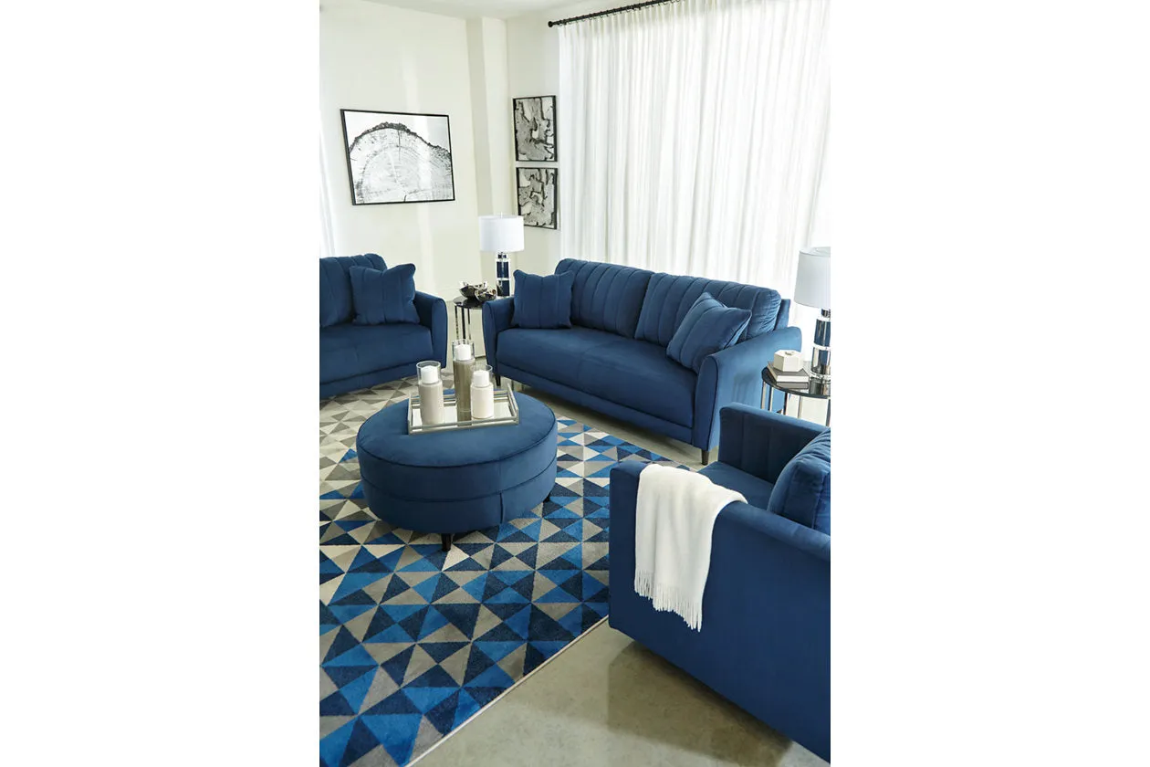 Oversized accent ottoman