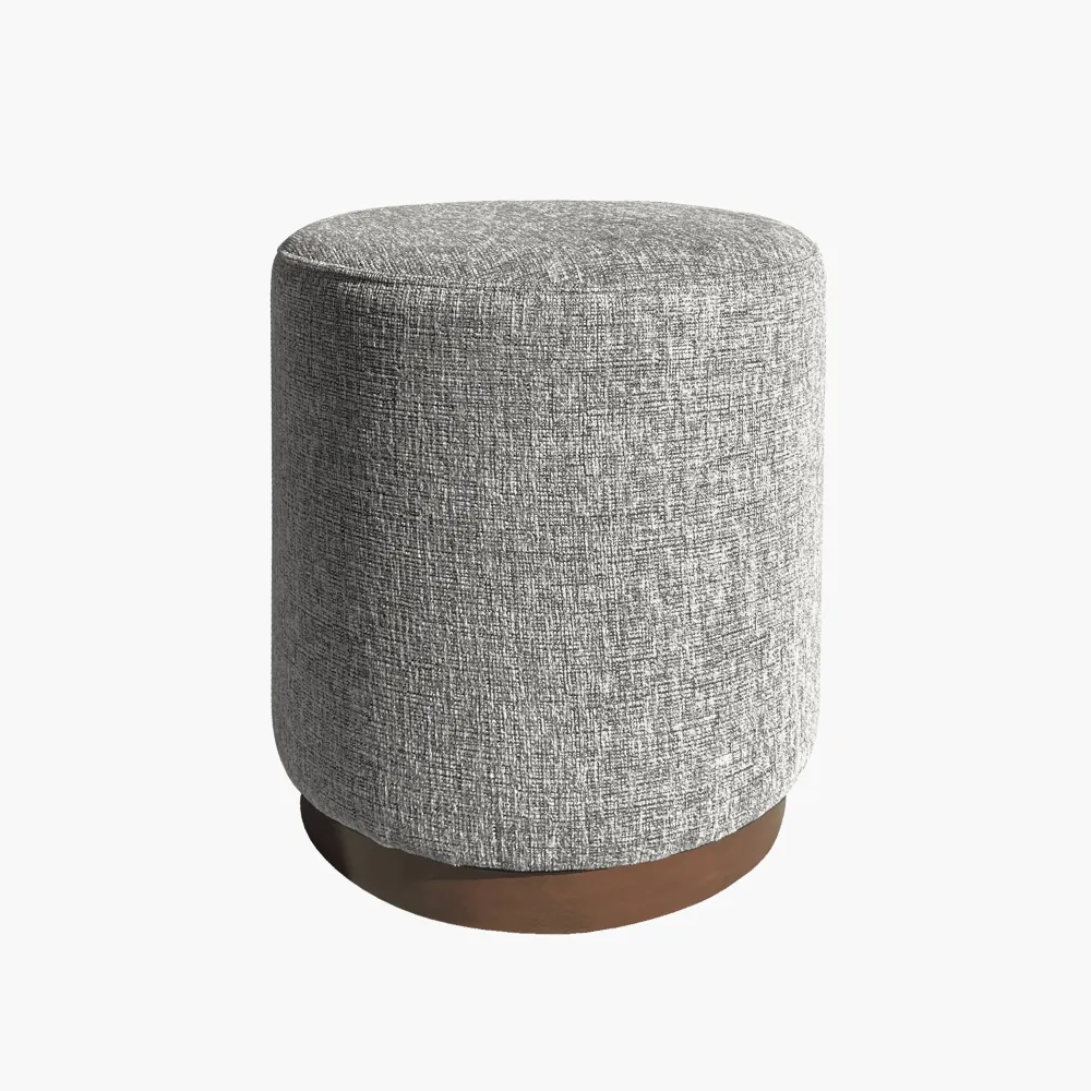 Pattern Beige/Gold Ottoman