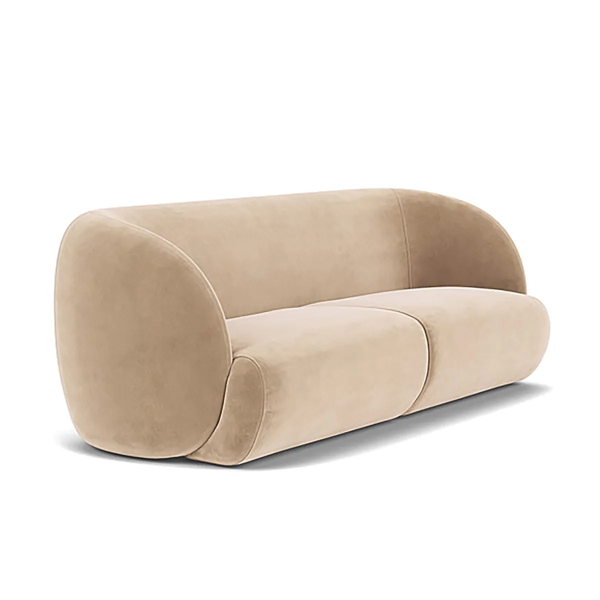 Paula Velvet 3 Seater Sofa