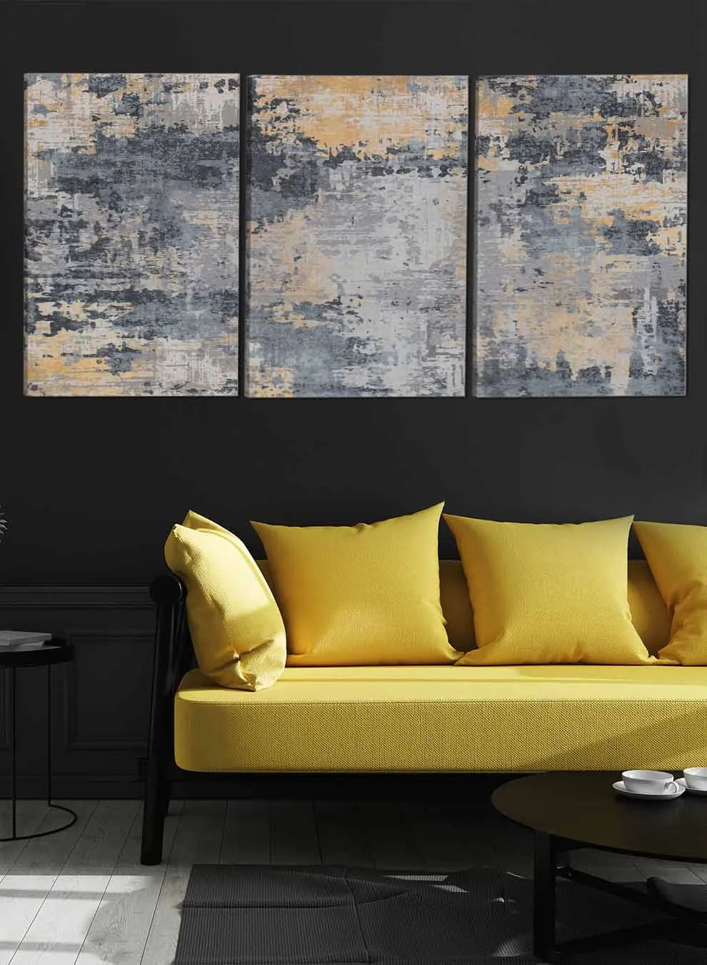 Retro Abstract Paintings(set of 3)