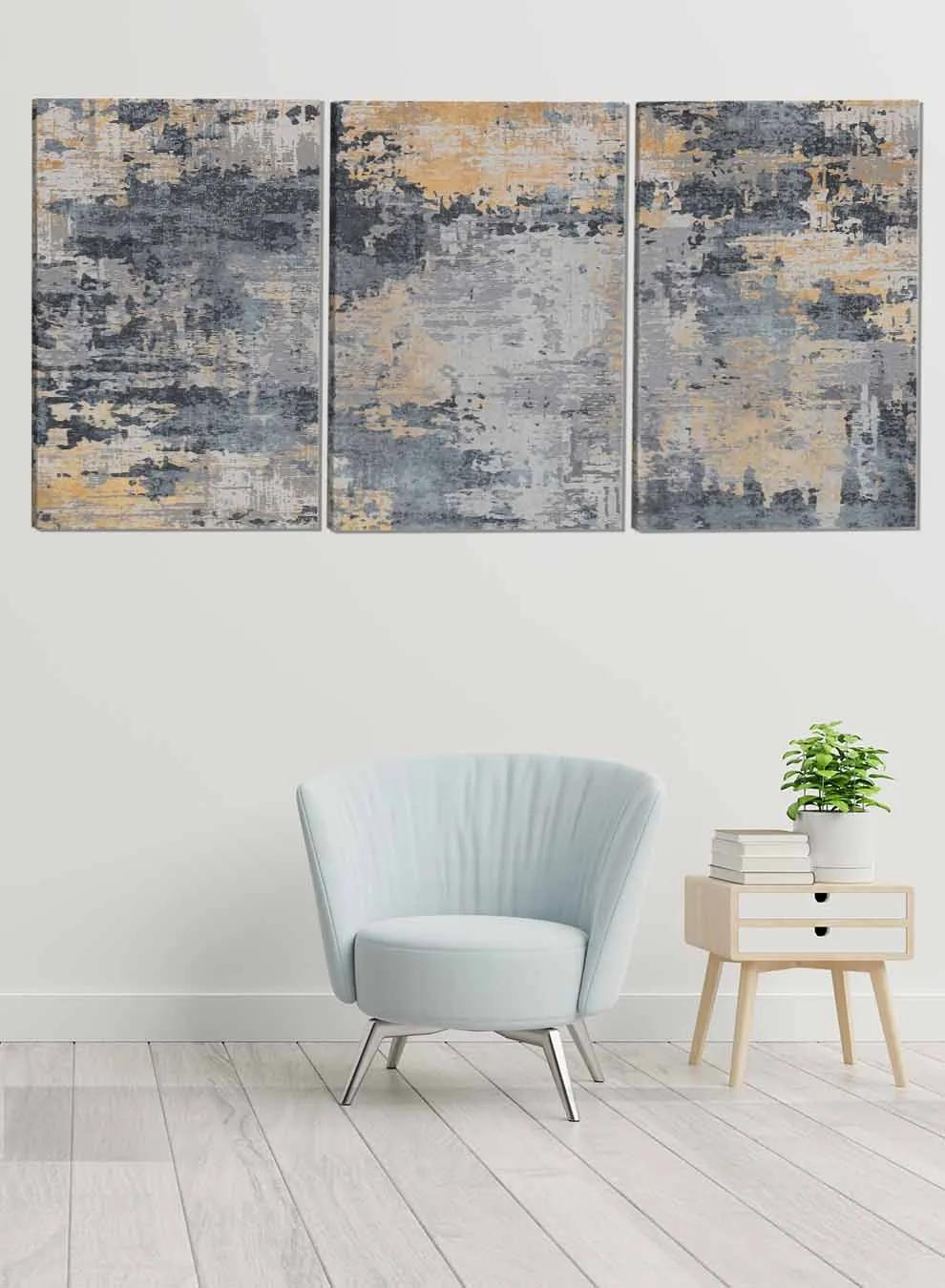 Retro Abstract Paintings(set of 3)