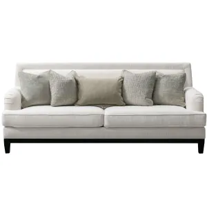Romanian Key Beige 4 Seater Sofa