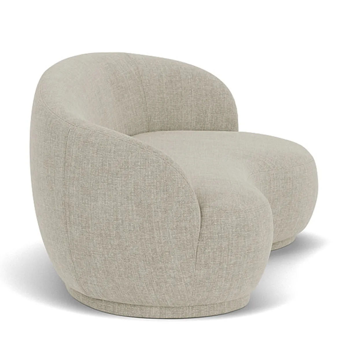 Rose Fabric 2.5 Seater Sofa (Right)