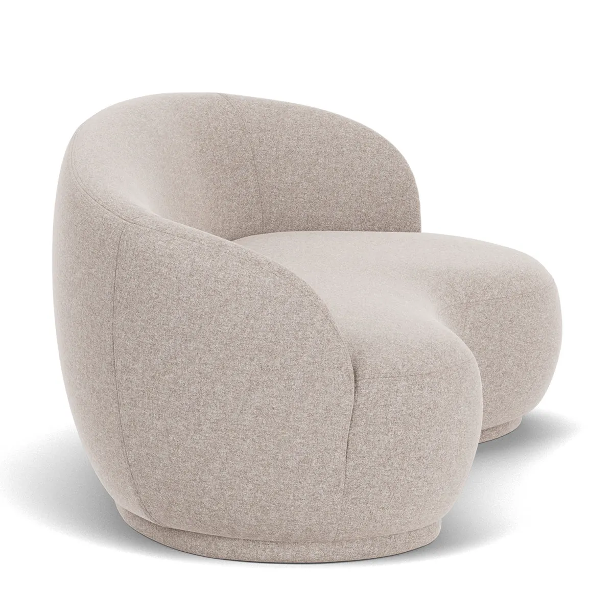Rose Fabric 2.5 Seater Sofa (Right)
