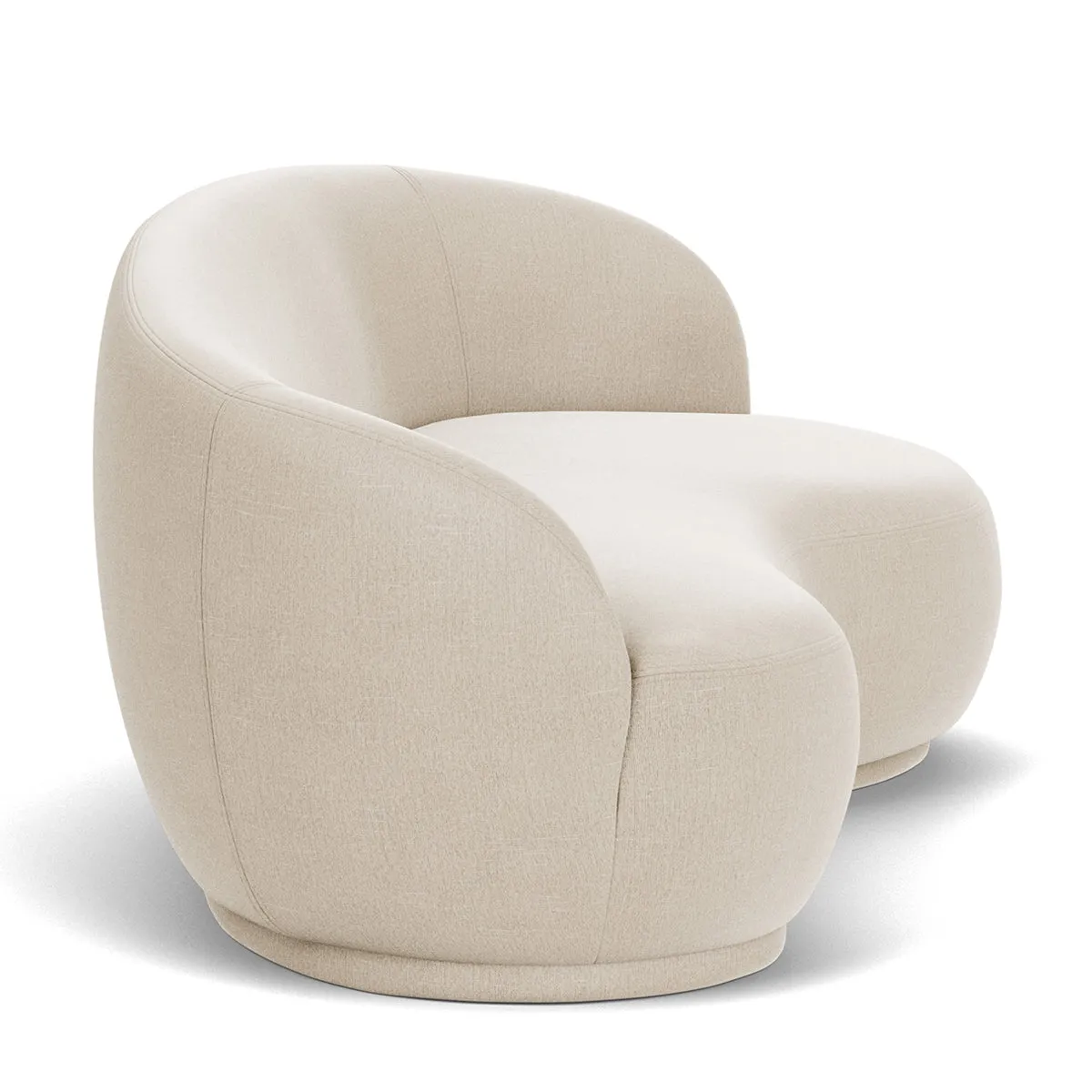 Rose Fabric 2.5 Seater Sofa (Right)