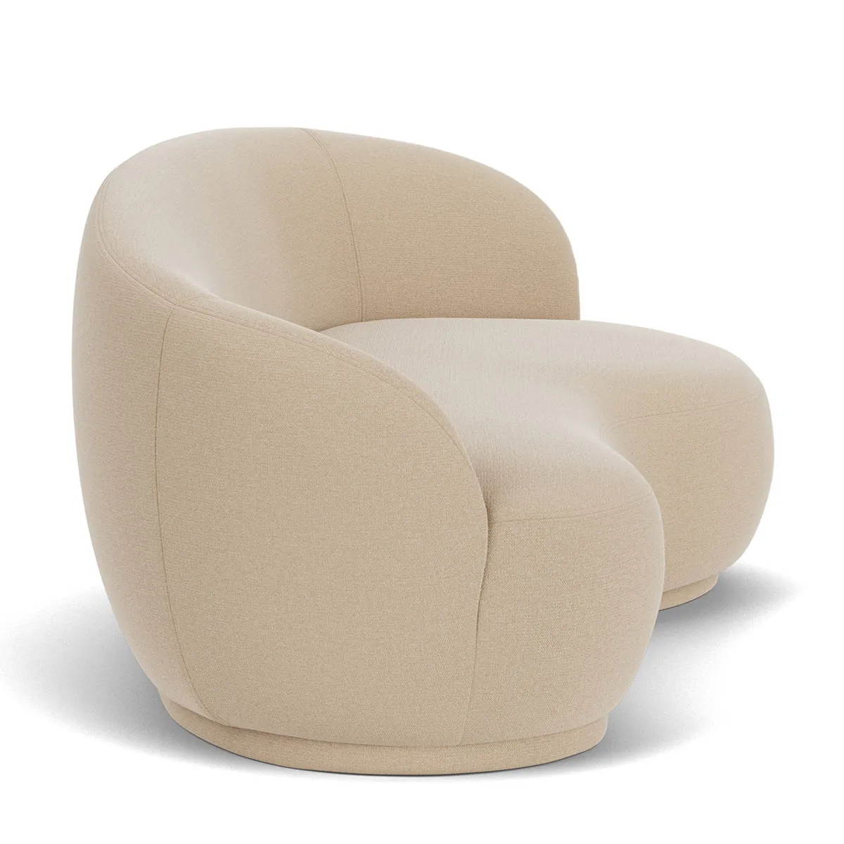 Rose Fabric 2.5 Seater Sofa (Right)