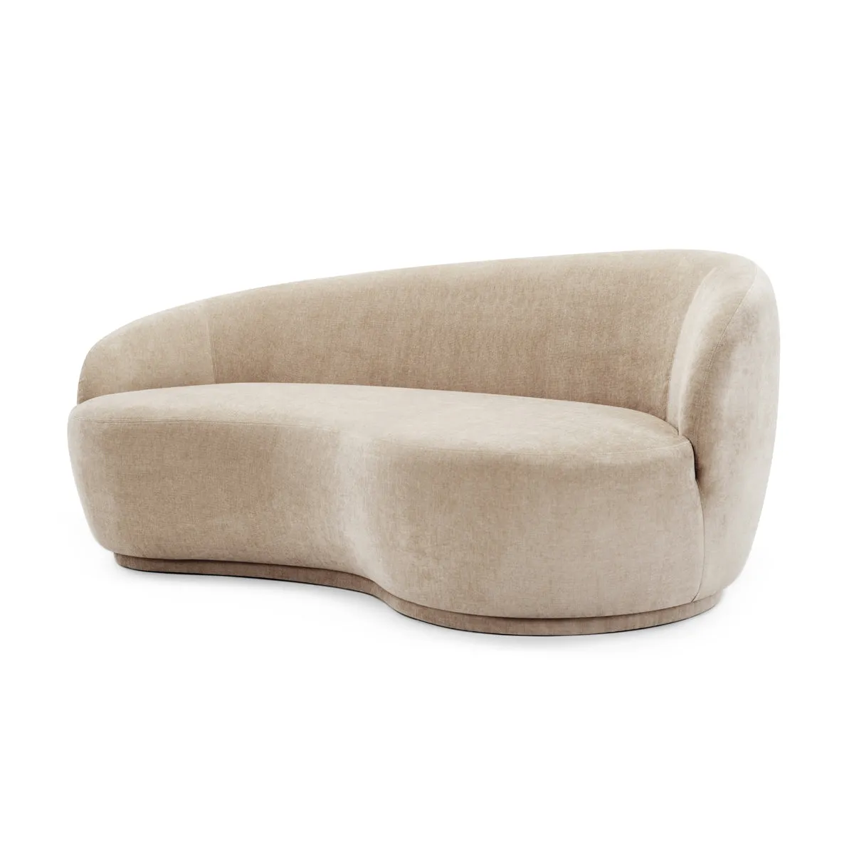 Rose Fabric 2.5 Seater Sofa (Right)