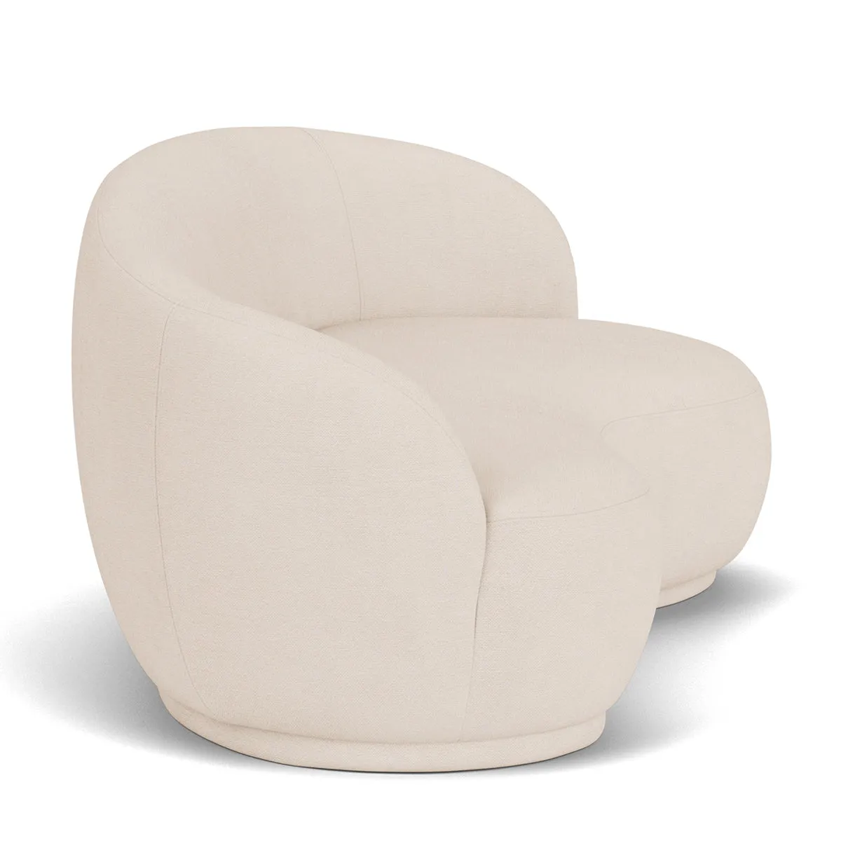 Rose Fabric 2.5 Seater Sofa (Right)