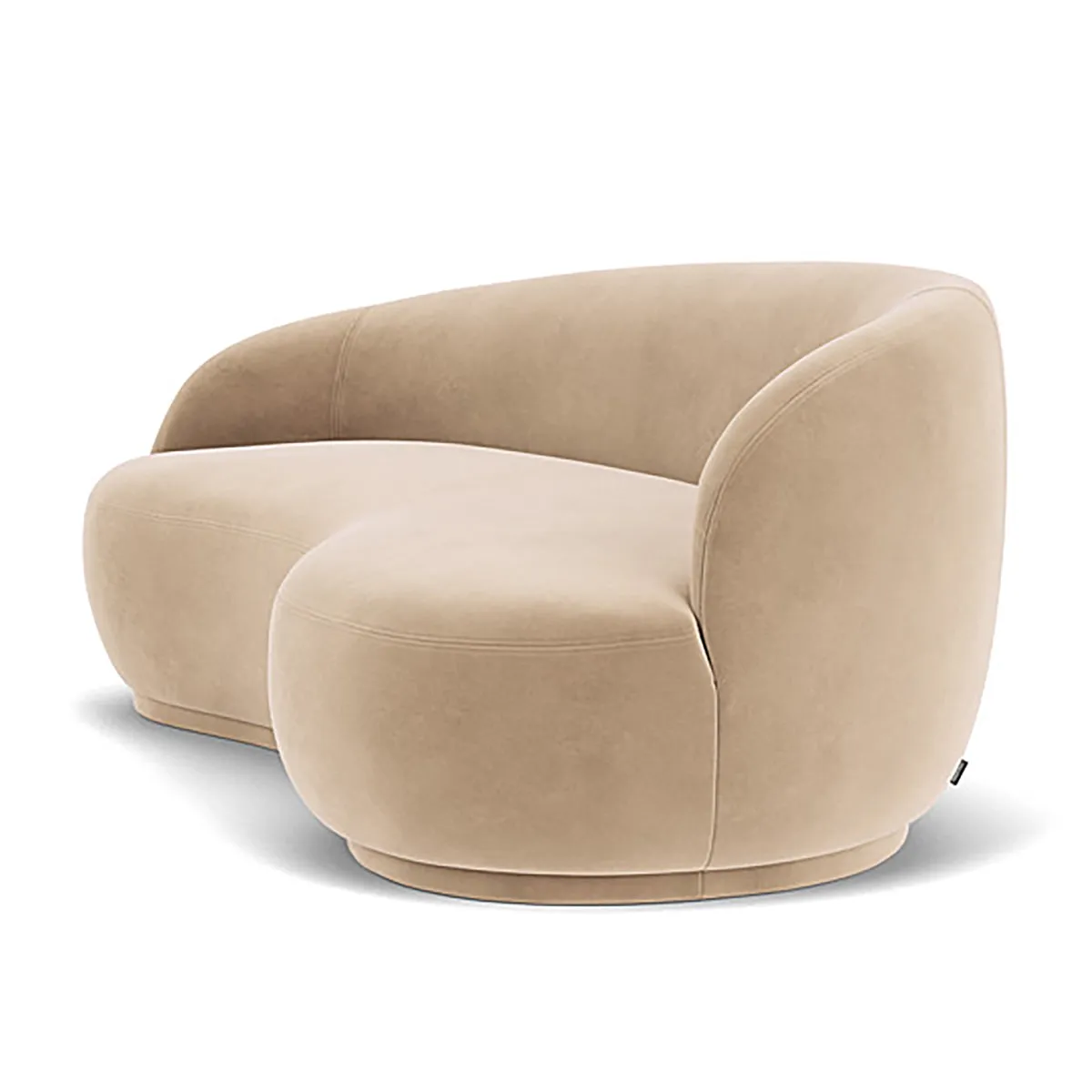 Rose Velvet 2.5 Seater Sofa (Right)