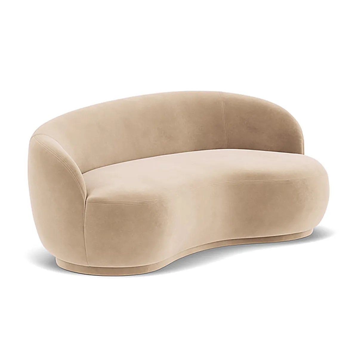Rose Velvet 2.5 Seater Sofa (Right)