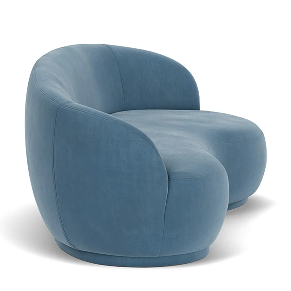 Rose Velvet 2.5 Seater Sofa (Right)