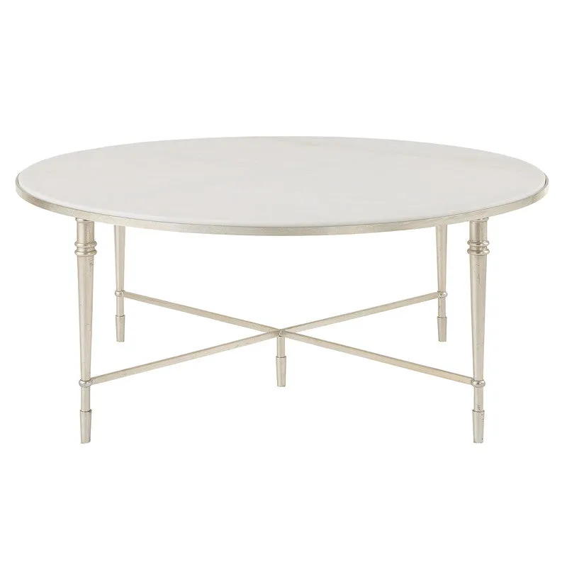 ROSHN 102 W x 43 H x 102 D Round Coffee Table