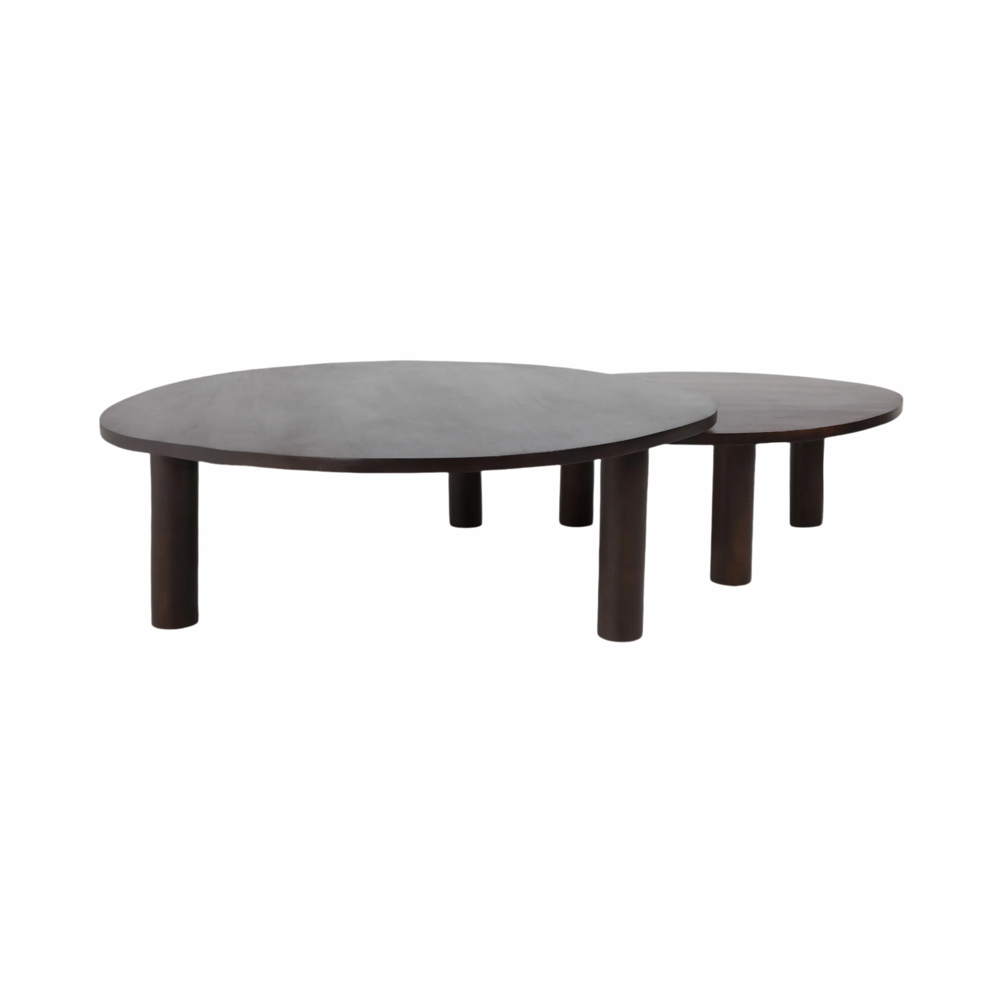 S/2 37/47" Calvin Nesting Wooden Coffee Tables, Bl