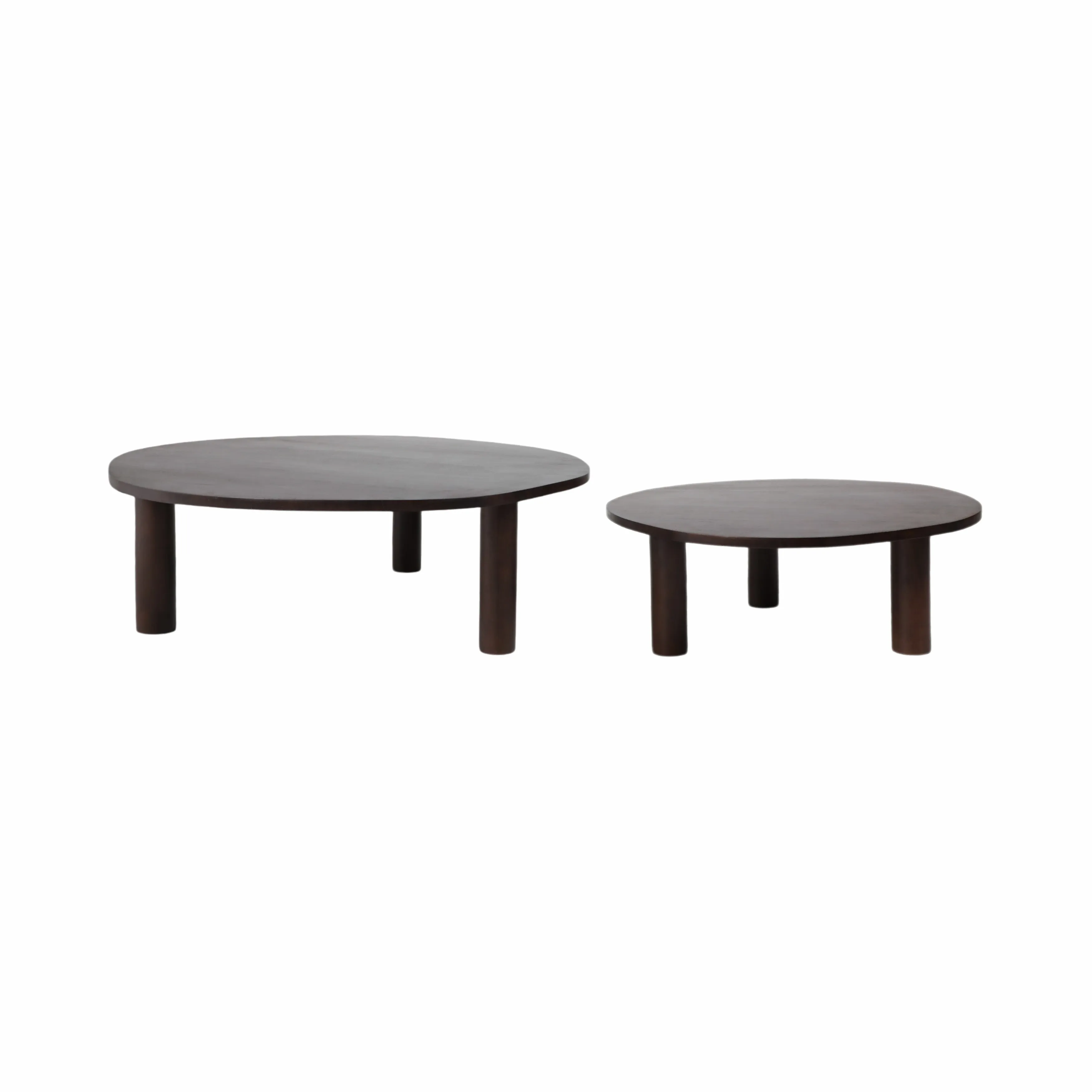 S/2 37/47" Calvin Nesting Wooden Coffee Tables, Bl