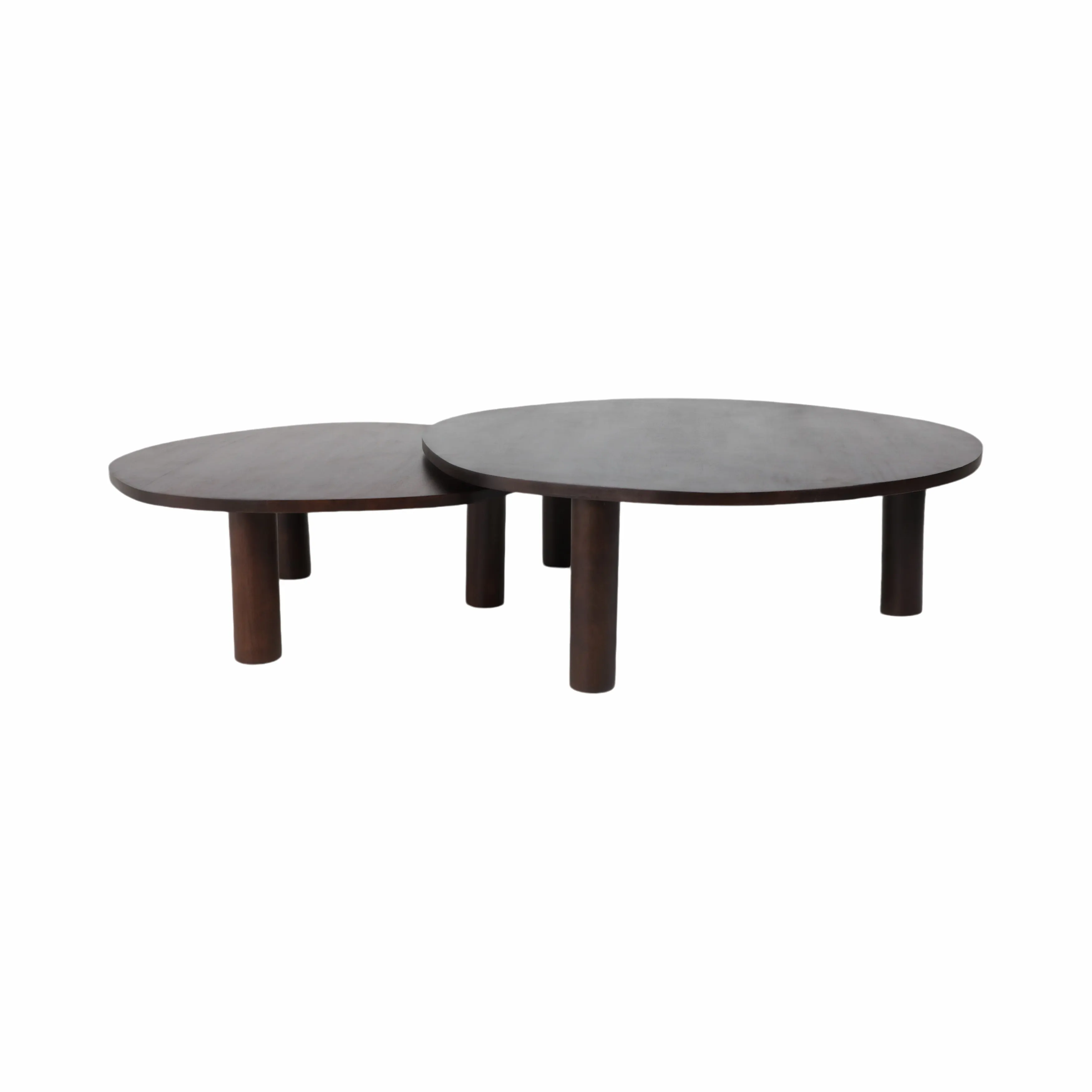S/2 37/47" Calvin Nesting Wooden Coffee Tables, Bl