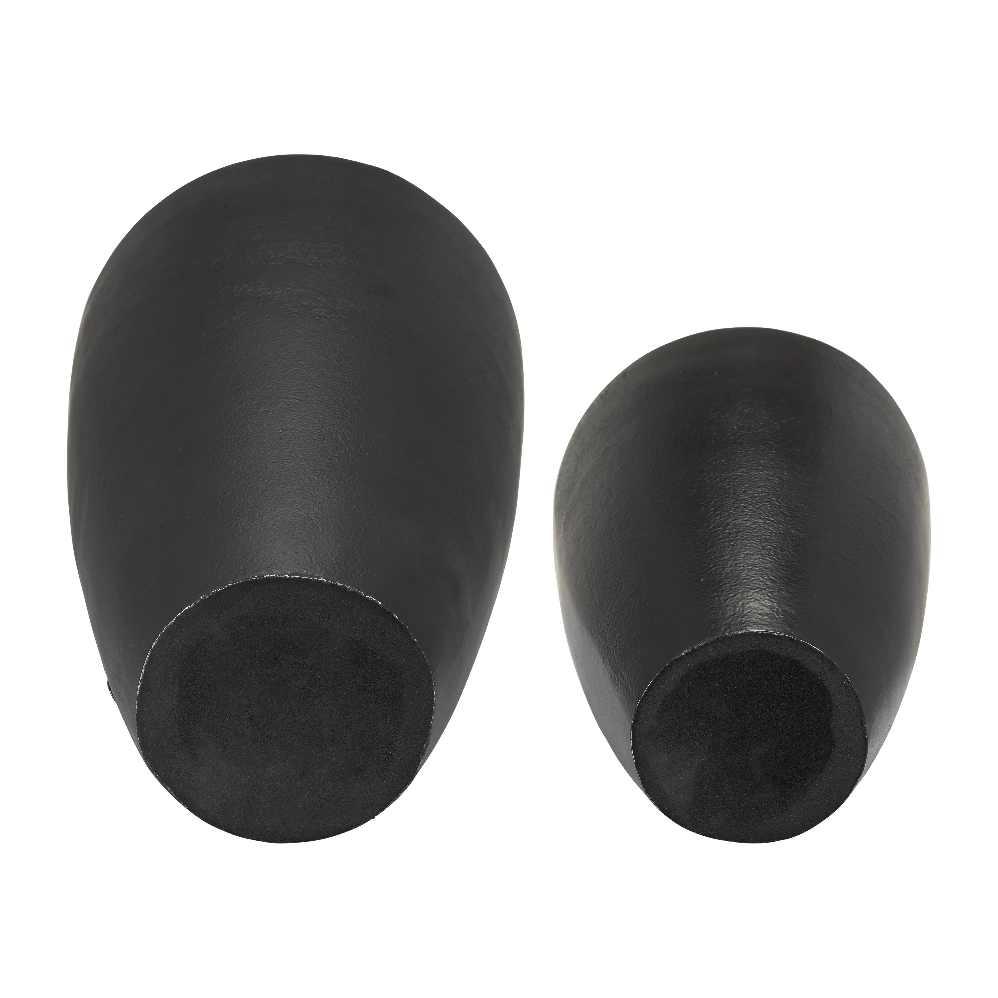 S/2 9/14", METAL  CRACKED DESIGN  VASES, BRASS/CHA