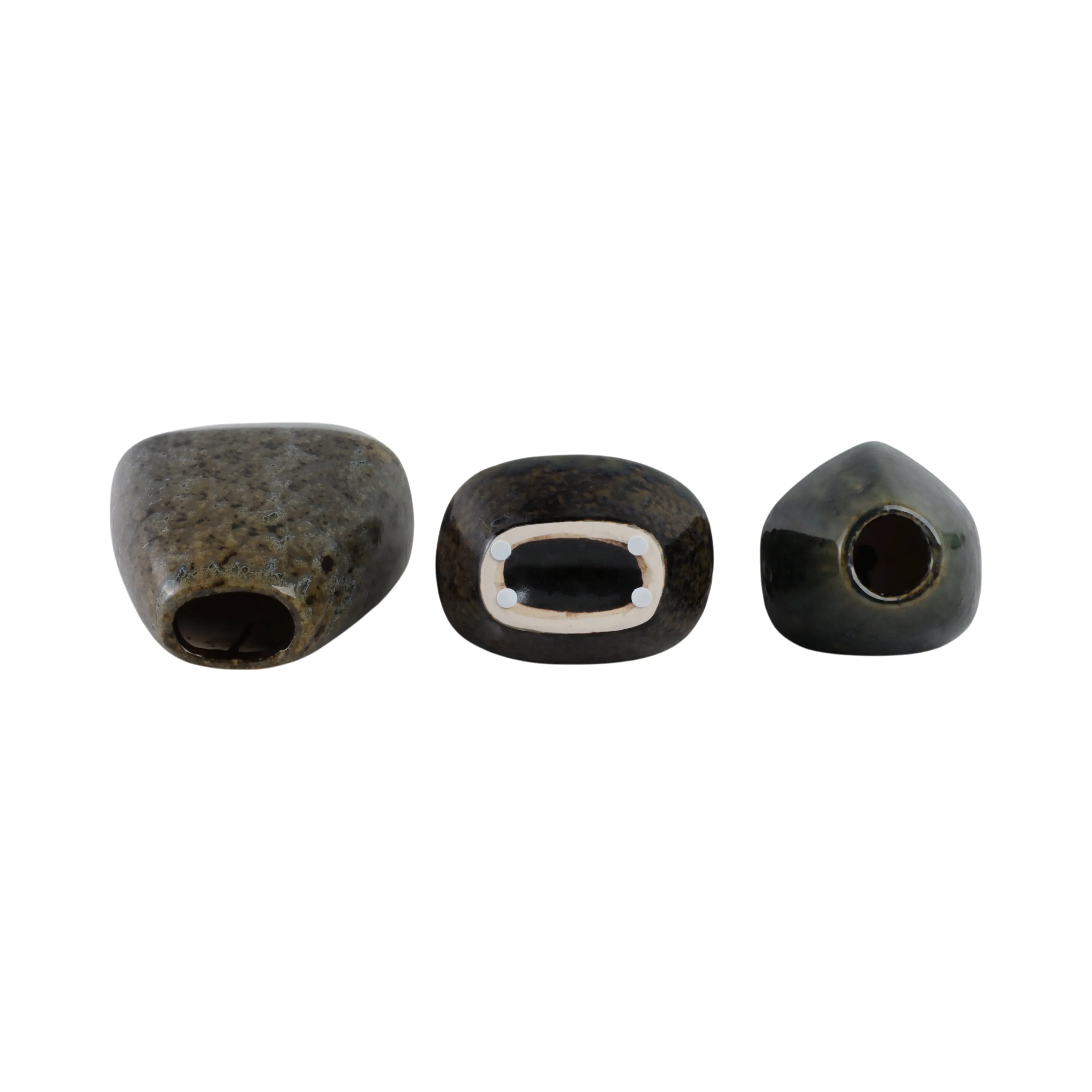 S/3 5/7/8" Tacoma Ceramic Vases