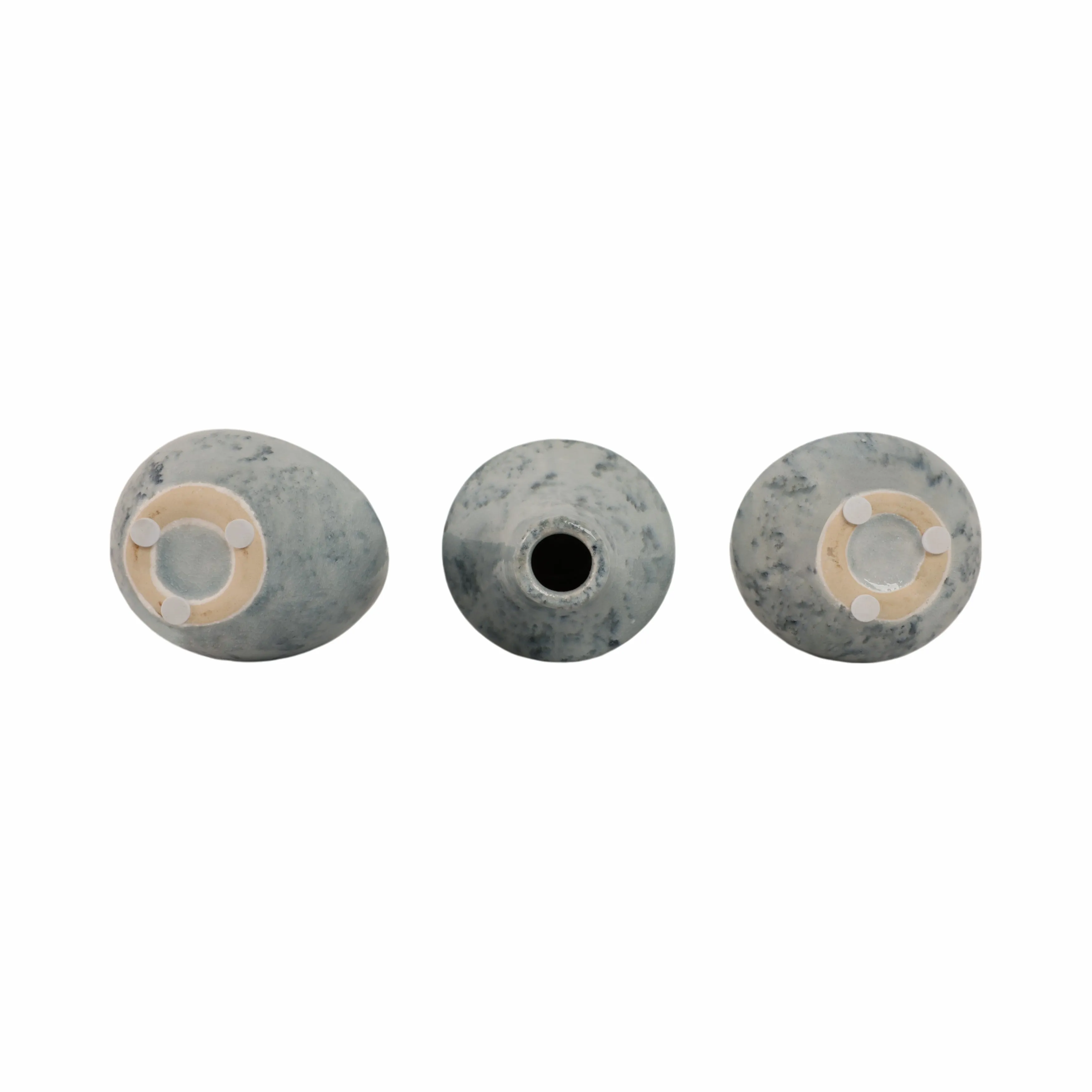 S/3 5/7/9" Klamath Ceramic Vases, Multi
