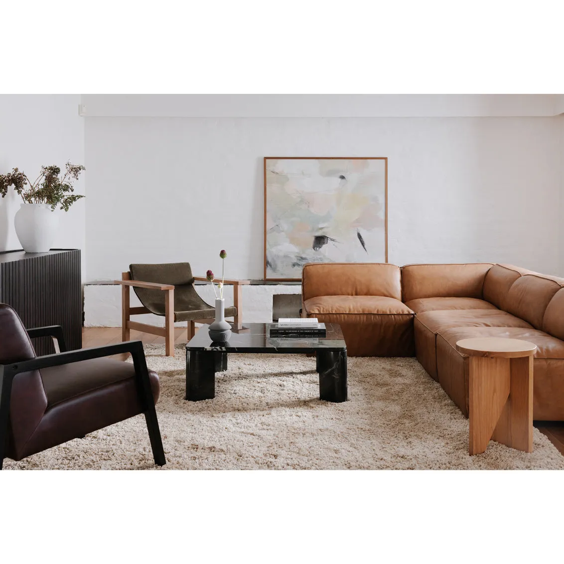 Segment Coffee Table Jetty Black Matrix