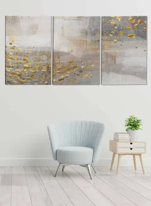 Speckled Vintage Abstract Paintings(set of 3)