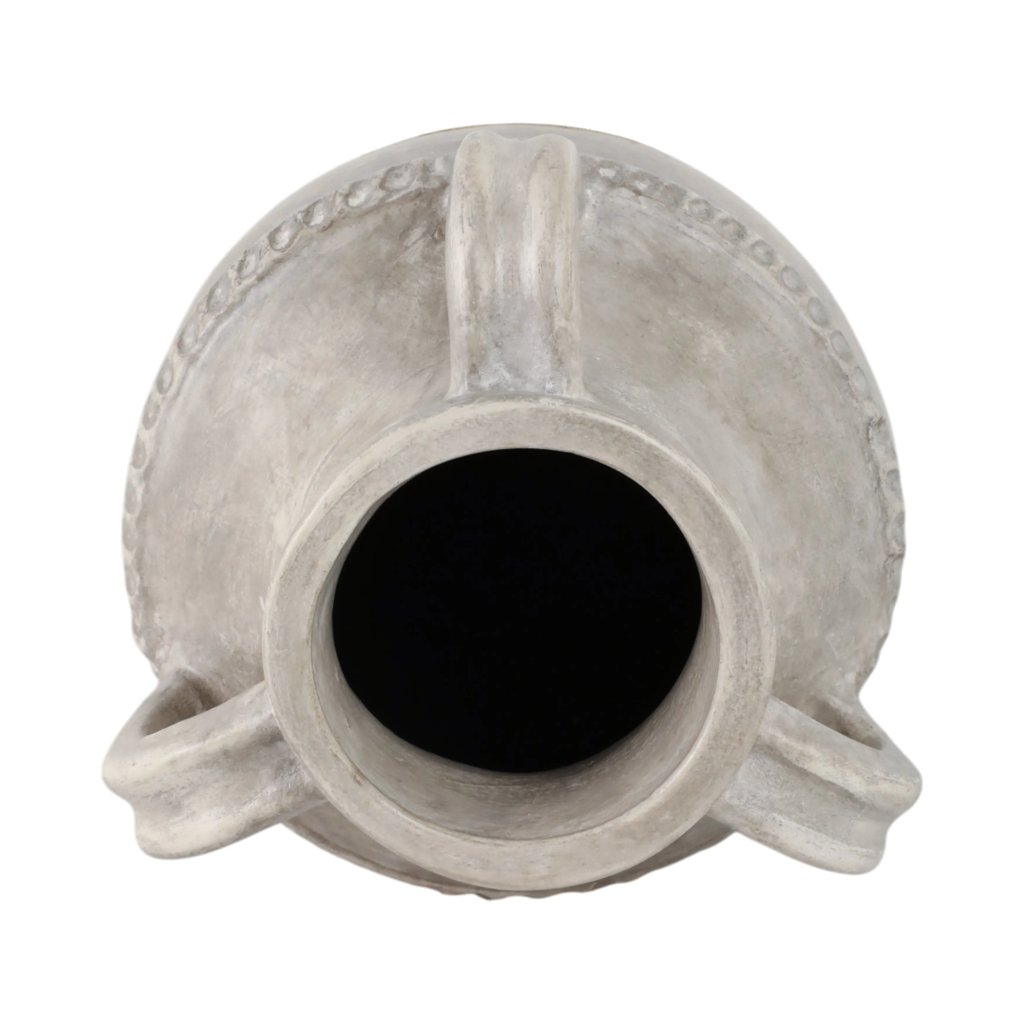 Terracotta, 10" Triple Handle Jug, Reactive Glaze