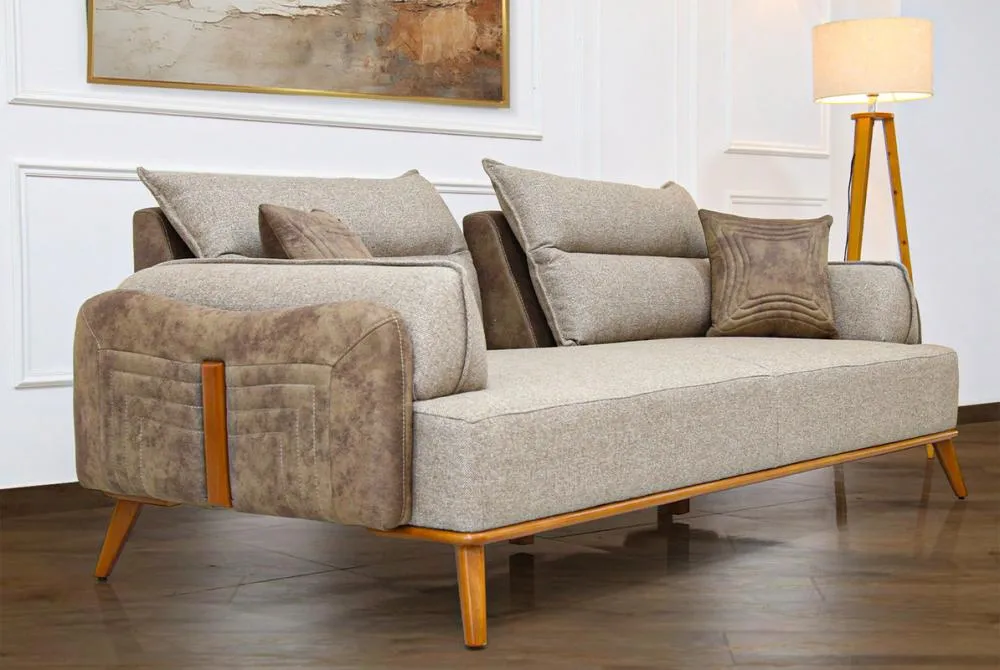 Three-Seater Sofa from Maiden Home, Gray - 220x75x75 cm M110453484