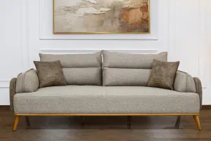 Three-Seater Sofa from Maiden Home, Gray - 220x75x75 cm M110453484