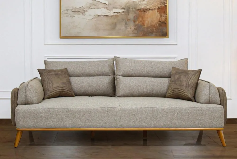 Three-Seater Sofa from Maiden Home, Gray - 220x75x75 cm M110453484