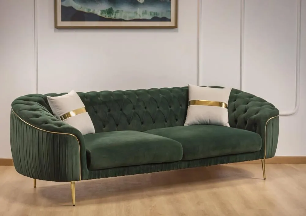 Three-Seater Sofa from Maiden Home, Green - 220x75x75 cm M110453462