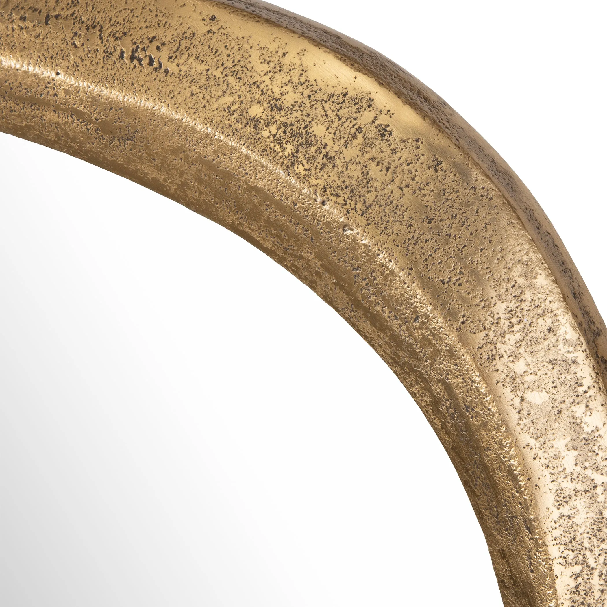 Uttermost Malone Brass Mirror