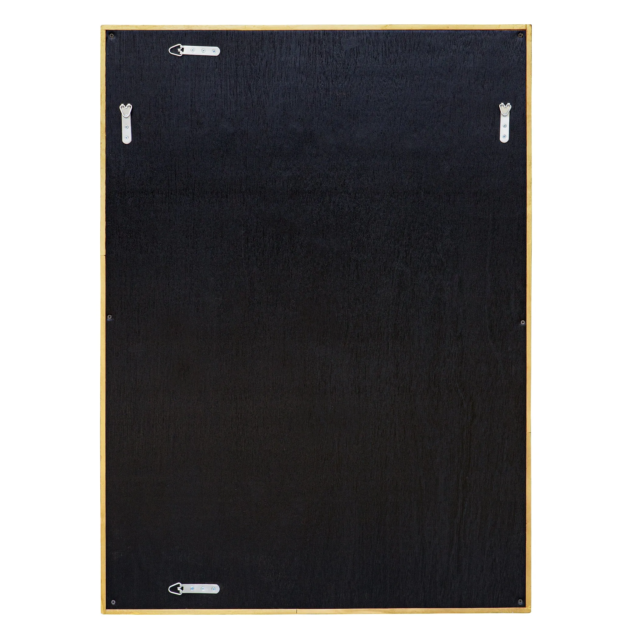 Uttermost Overlap Teak Wood Mirror